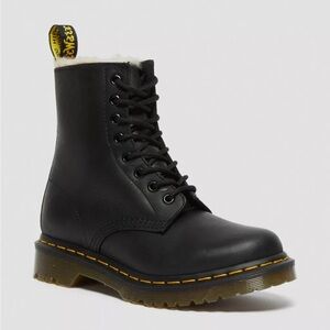 Dr. Martens Women’s 1460 Serena Faux Fur Lined Lace Up Boots